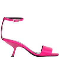 Sergio Rossi - Open Toe Ankle Strapped Sandals - Lyst