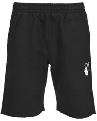 Off-White c/o Virgil Abloh - 90's Logo Print Track Shorts - Lyst