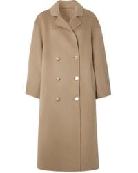 Loulou de Saison - Borneo Double-Breasted Wool And Cashmere-Blend Coat - Lyst