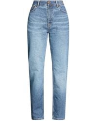 Chloé - Denim Trousers - Lyst