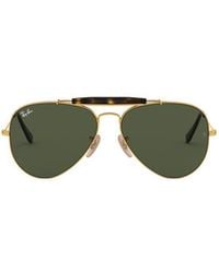 Ray-Ban - Outdoorsman Ii Aviator Frame Sunglasses - Lyst