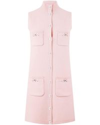 Versace - Knit Medusa Mini Dress - Lyst