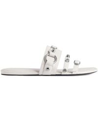Balenciaga - Stud Detailed Slip-On Sandals - Lyst