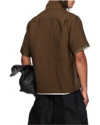 Sacai - Short Sleeve Shirt - Lyst
