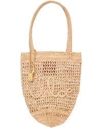 Chloé - Raffia Small Summer Banana Shopping Bag - Lyst