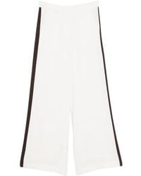 P.A.R.O.S.H. - Striped Detail Trousers - Lyst
