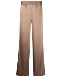 Pt Pantaloni - Wide-Leg Elasticated Trousers - Lyst