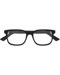 McQueen - Eyewear Square Frame Glasses - Lyst