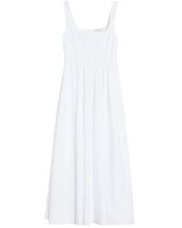 Sportmax - Giro Square-Neck Midi Dress - Lyst
