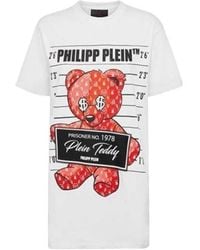 Philipp Plein - Logo Detail T-Shirt - Lyst