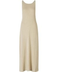 The Row - Fleet Sleeveless Knitted Midi Dress - Lyst