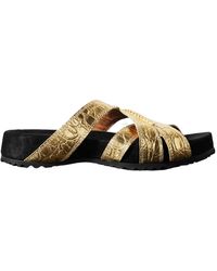 Dries Van Noten - Crisscross Platform Flat Sandals - Lyst