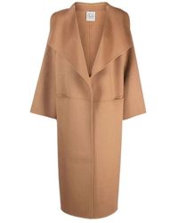 TOTEME - Totême Oversized Draped Coat - Lyst
