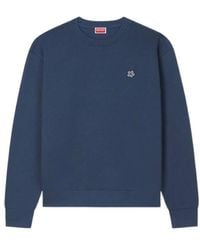 KENZO - Boke Flower Logo Patch Crewneck Sweatshirt - Lyst