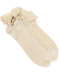Valentino - Pom-Pom Socks - Lyst