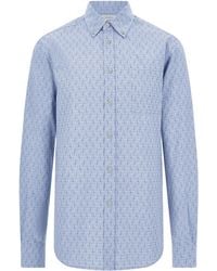 Ferragamo - Monogram Shirt - Lyst