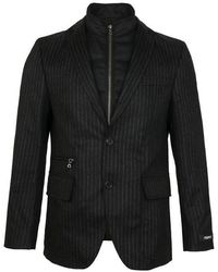 KARL LAGERFELD - Striped Single-Breasted Suit Jacket - Lyst