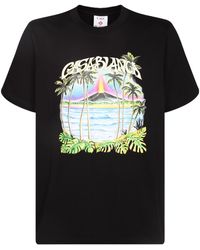 CASABLANCA - Graphic Short Sleeve T-Shirt - Lyst