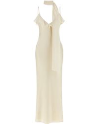 ROTATE BIRGER CHRISTENSEN - Rotate Birger Christensen Slip Dress With Scarf - Lyst