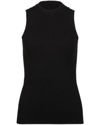 Rick Owens - Ribbed Knit Tank Top - Lyst