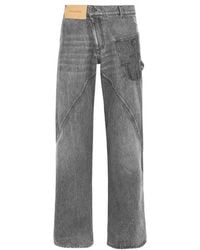 JW Anderson - Jw Anderson Twisted Workwear Denim Jeans - Lyst