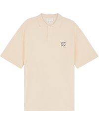 Maison Kitsuné - Maison Kitsuné Bold Fox Head Patch Oversized Polo Shirt - Lyst
