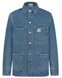 Dior - Homme Buttoned Denim Overshirt - Lyst