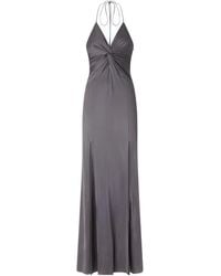 Pinko - Front Knot Long Slip Dress - Lyst