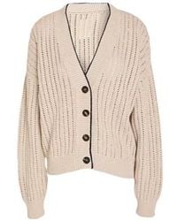 Brunello Cucinelli - Sand Cardigan Cotton, Brass - Lyst