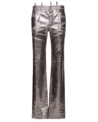 The Attico - Five-Pocket Mirror Casual Pants - Lyst