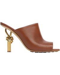 Bottega Veneta - Knot Open Toe Mules - Lyst