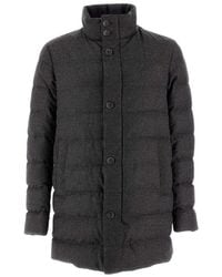 Herno - High-Neck Padded Coat - Lyst