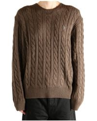 Polo Ralph Lauren - Cable Knit Crew Neck Sweater - Lyst