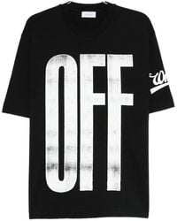 Off-White c/o Virgil Abloh - Logo-Print T-Shirt - Lyst