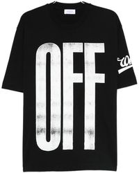 Off-White c/o Virgil Abloh - Logo-Print T-Shirt - Lyst
