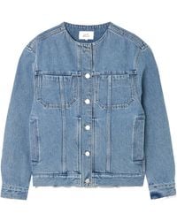Loulou de Saison - Rima Buttoned Denim Jacket - Lyst