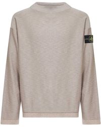 Stone Island - Round-Neck Knitwear - Lyst