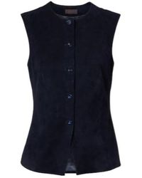 Stouls - Casino Suede Vest - Lyst