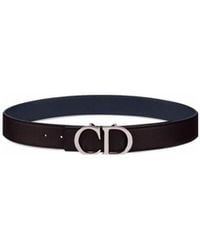 Dior - Homme Cd Plaque Reversible Belt - Lyst