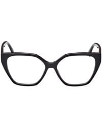 Max Mara - Logo-Arm Detail Glasses - Lyst