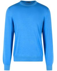 Gran Sasso - Crewneck Ribbed Jumper - Lyst