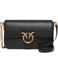 Pinko - Logo-Flap Shoulder Bag - Lyst