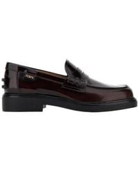 Tod's - Logo Plaque Slip-On Loafers - Lyst