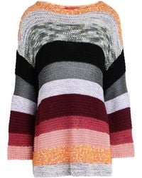 MAX&Co. - Boat Neck Striped Sweater - Lyst