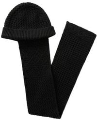 Loro Piana - Knitted Hooded Cashmere Scarf - Lyst