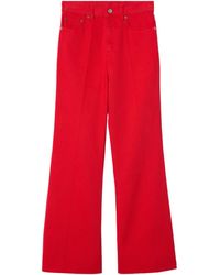 Celine - 5 Pocket Kick-Flare Jeans - Lyst