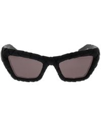 Bottega Veneta - Eyewear Cat-Eye Frame Sunglasses - Lyst