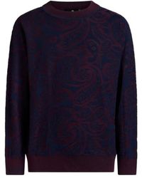 Etro - Wool-Blend Jacquard Sweater - Lyst
