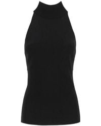 Givenchy - Open Back Cut-Out Sleeveless Top - Lyst
