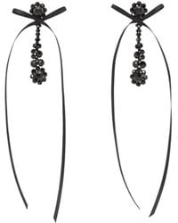 Simone Rocha - Victorian Drip Ribbon Earrings - Lyst
